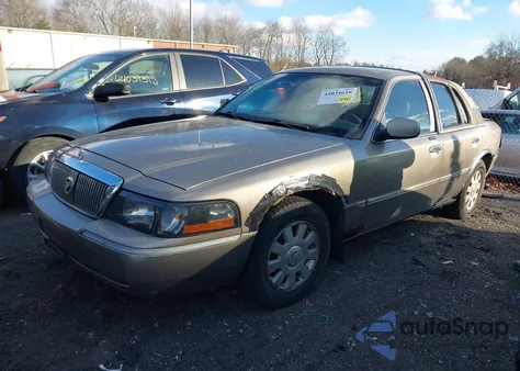 2004 Mercury Grand Marquis Ls z USA, uszkodzony, nr VIN 2MEFM75W54X667382